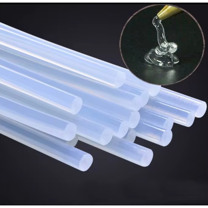 ® Yeni Ürün KALIN Silikon Çubuk 10’lu PaketŞeffaf Yedek Silikon